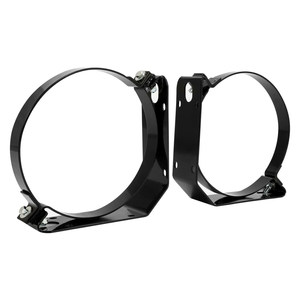 For 100LB Propane Fuel Tank Bracket Straps Heavy Duty Weld Bolt On Lpg Cylinder