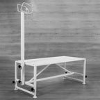 51"x23" Goat Milk Livestock Stand Husbandry Trimming Adjustable Height 19"-33"