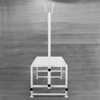 51"x23" Goat Milk Livestock Stand Husbandry Trimming Adjustable Height 19"-33"