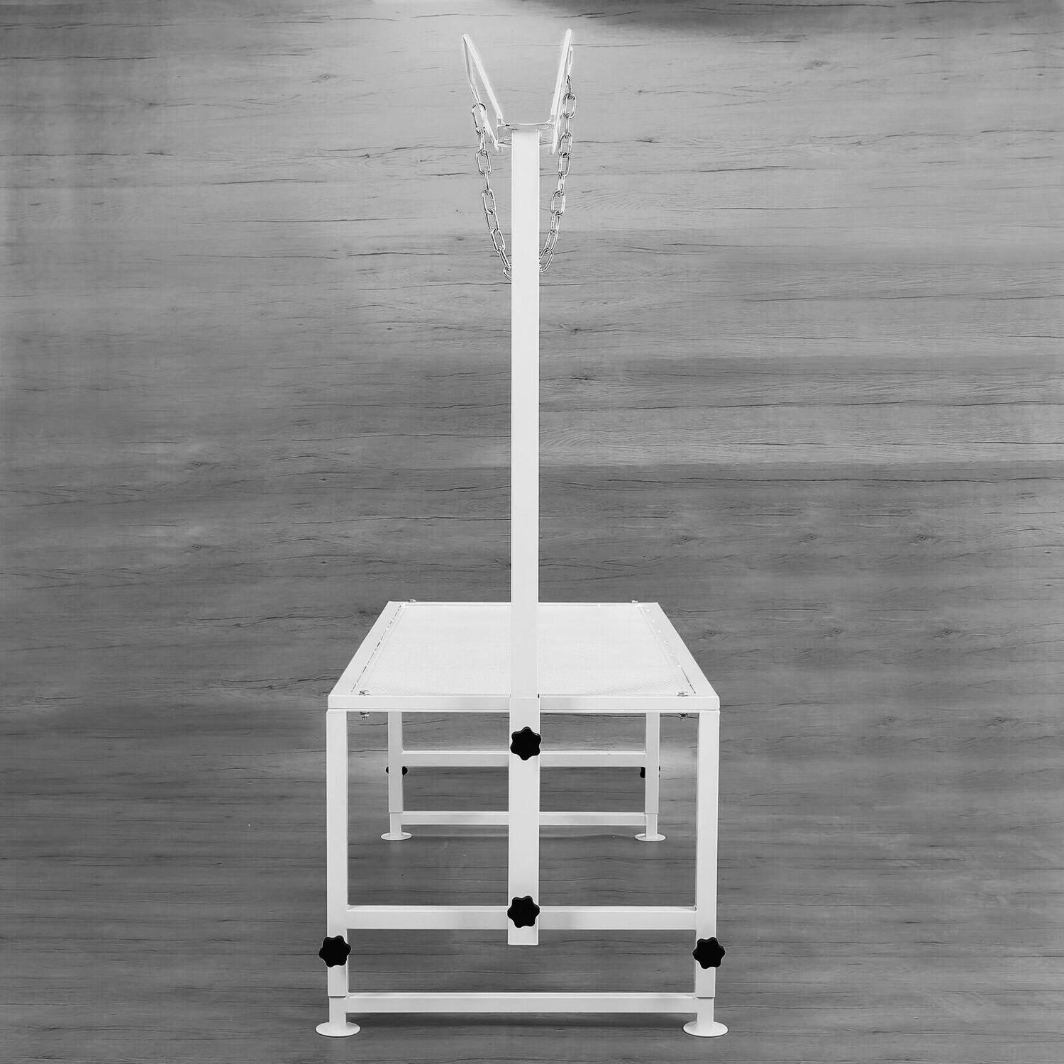 51"x23" Goat Milk Livestock Stand Husbandry Trimming Adjustable Height 19"-33"