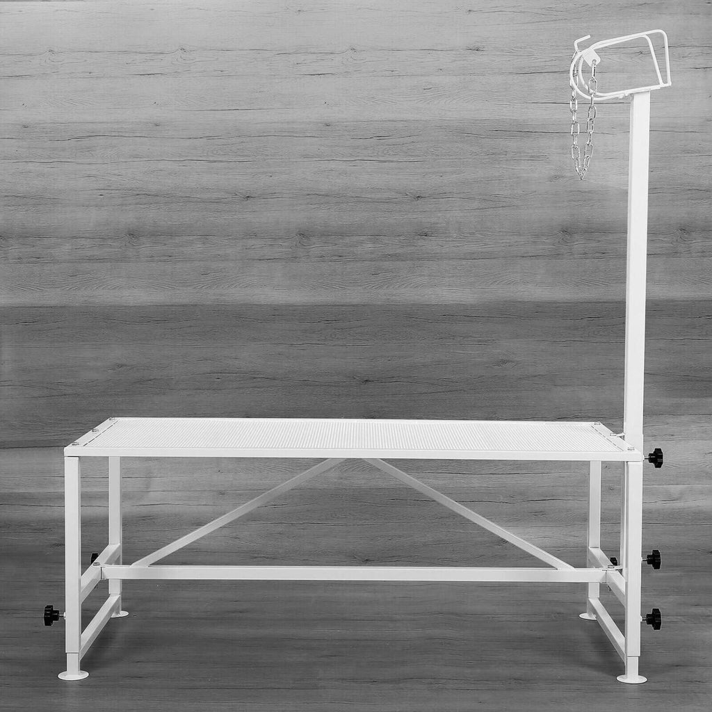 51"x23" Goat Milk Livestock Stand Husbandry Trimming Adjustable Height 19"-33"