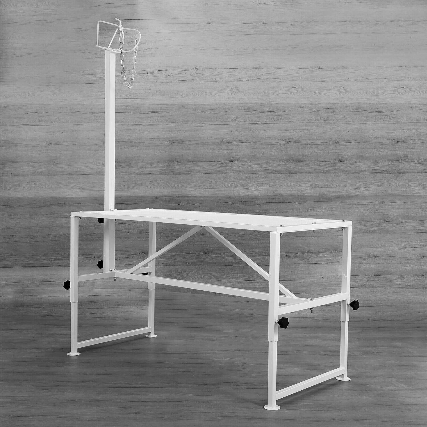 51"x23" Goat Milk Livestock Stand Husbandry Trimming Adjustable Height 19"-33"