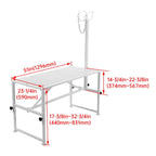 51"x23" Goat Milk Livestock Stand Husbandry Trimming Adjustable Height 19"-33"