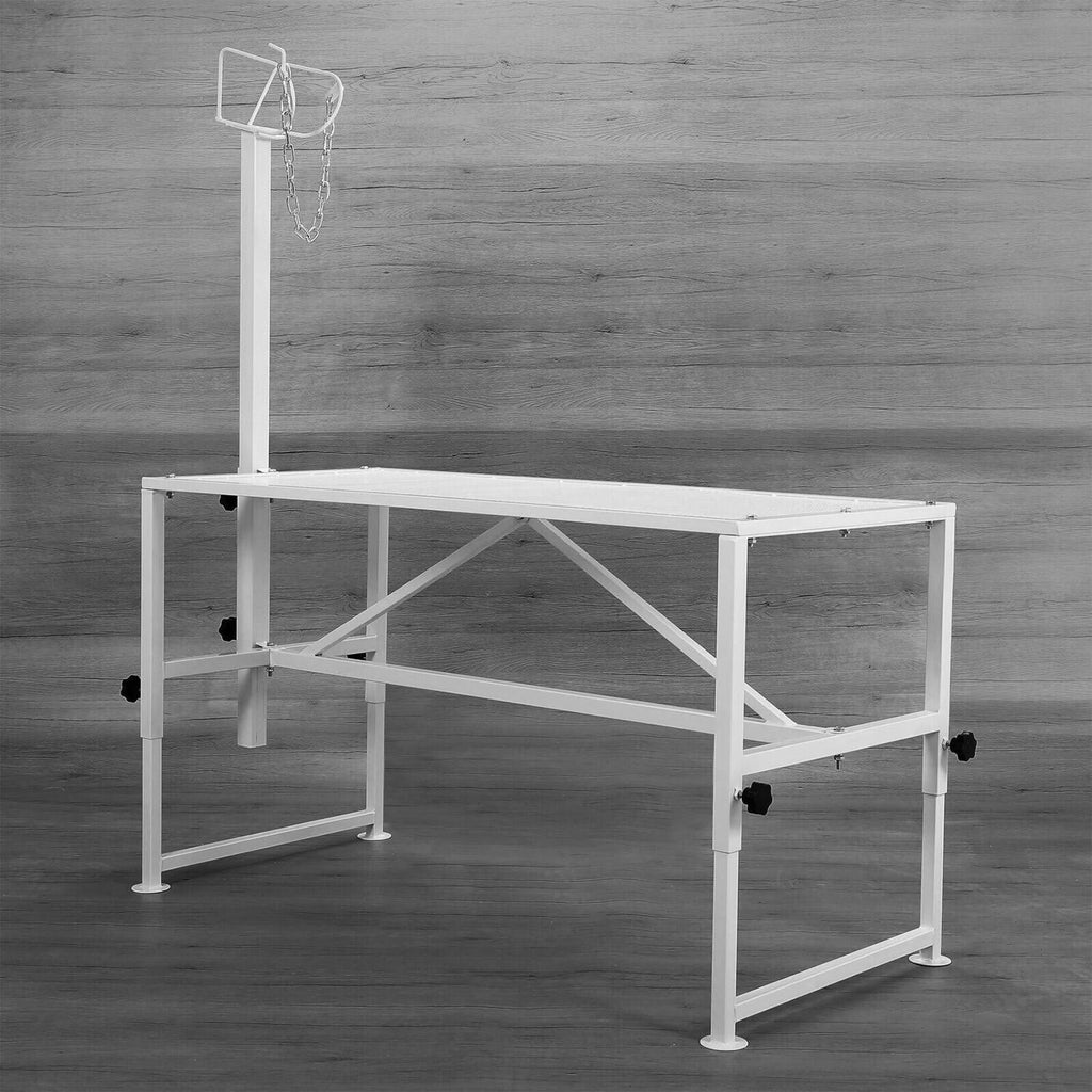 51"x23" Goat Milk Livestock Stand Husbandry Trimming Adjustable Height 19"-33"