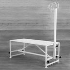 51"x23" Goat Milk Livestock Stand Husbandry Trimming Adjustable Height 19"-33"
