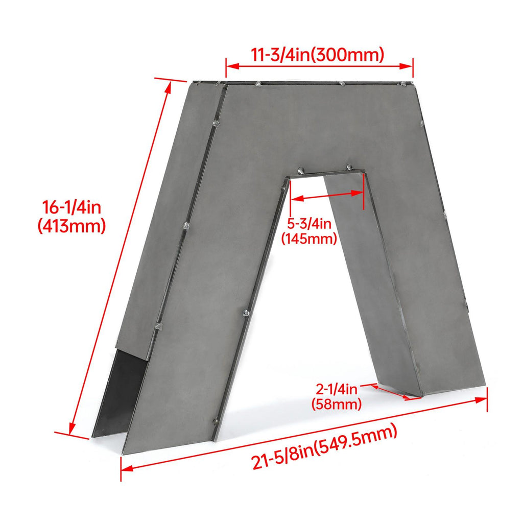 For 1963-1972 Chevy C10 Pickup 1 PAIR C Notch Frame Step Notch CNotch Set Steel