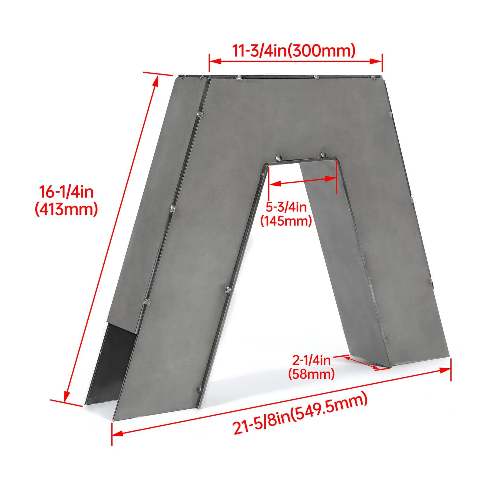 For 1963-1972 Chevy C10 Pickup 1 PAIR C Notch Frame Step Notch CNotch Set Steel