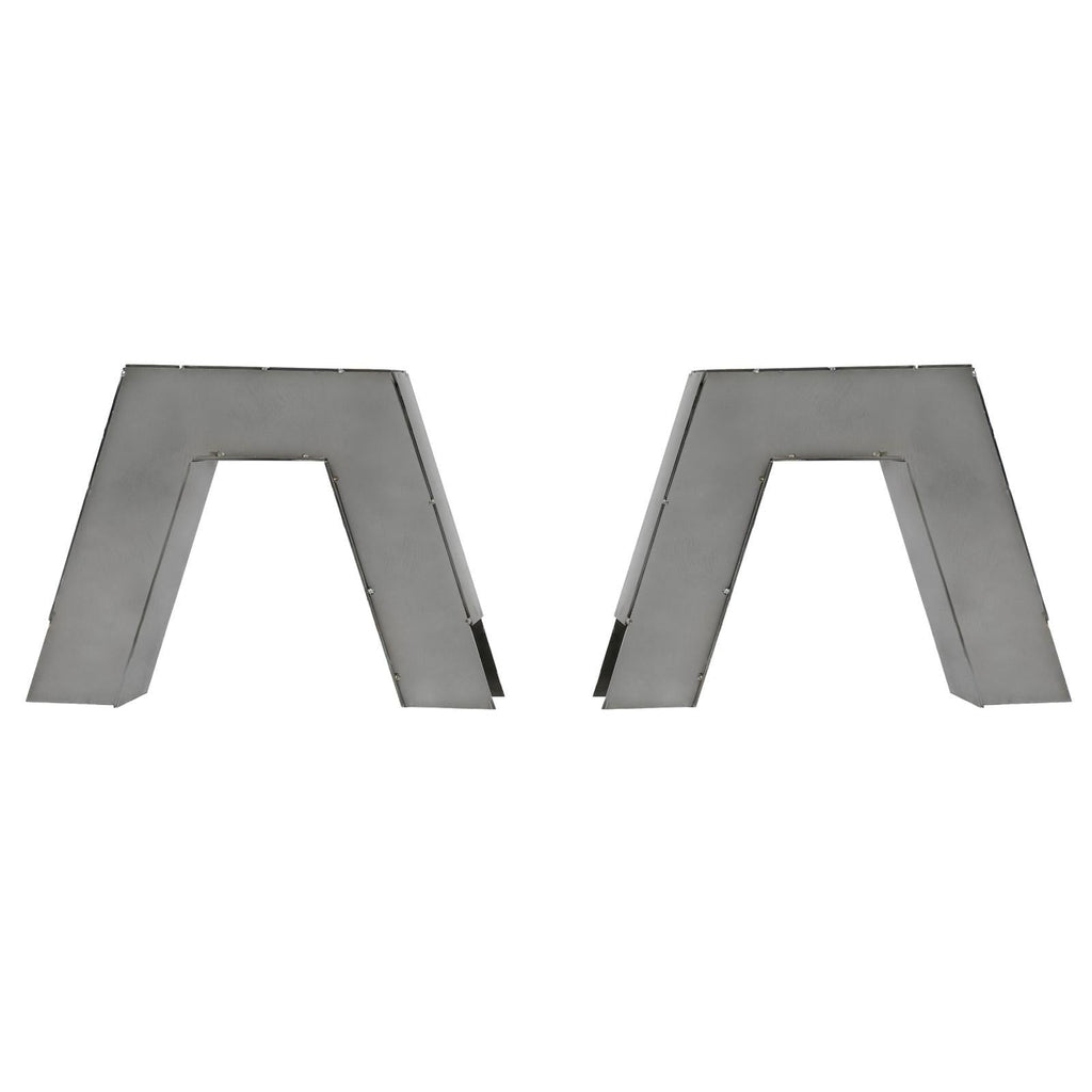 For 1963-1972 Chevy C10 Pickup 1 PAIR C Notch Frame Step Notch CNotch Set Steel