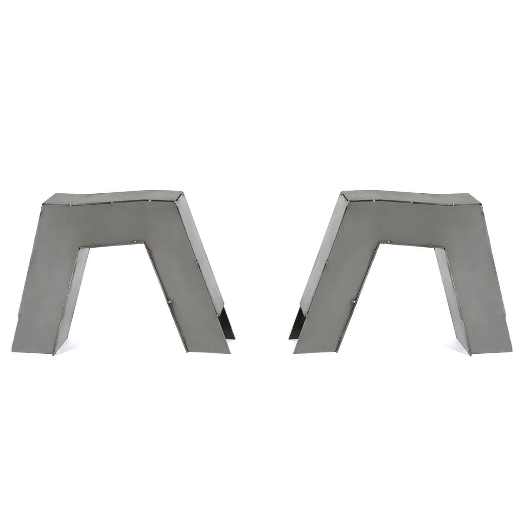 For 1963-1972 Chevy C10 Pickup 1 PAIR C Notch Frame Step Notch CNotch Set Steel