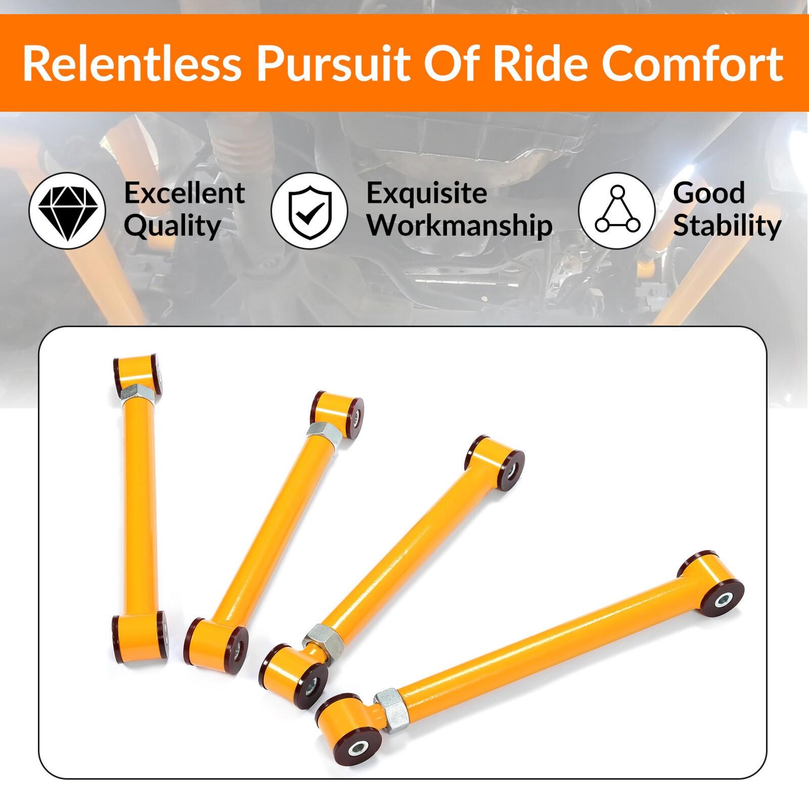 Adjustable Front Upper Lower Control Arms For 1994-2009 Dodge Ram 4x4 0-6" Lift