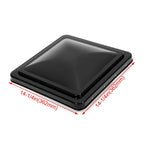 14" X 14" RV Replacement Roof Vent Cover Black Camper Trailer Vent Cover 3PCS