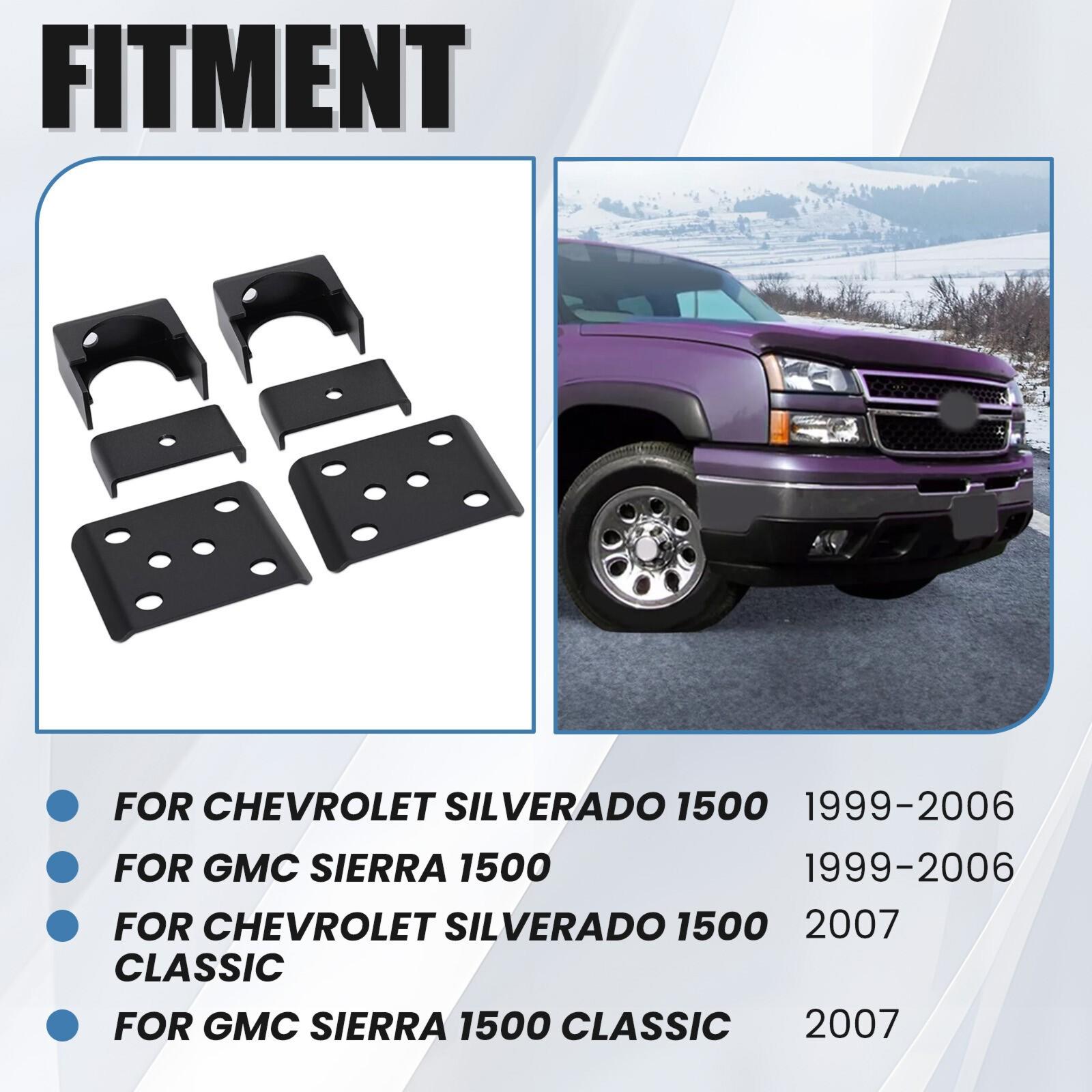 6" Lowering Drop Suspension Flip Kit No C-Notch For 99-06 Chevy Silverado 1500