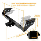8000LBS Adjustable Trailer Hitch For Chevrolet Chrysler Dodge Ford Isuzu Jeep