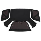 For Kia Sportage 1996-02 Replacement Convertible Soft Top & Plastic Window Black