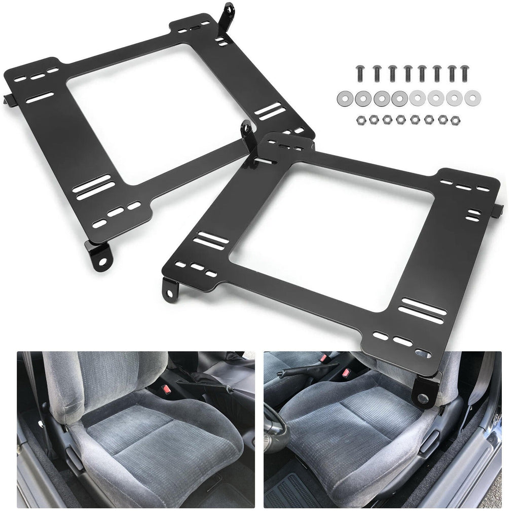 Tensile Racing Seats Mounting Brackets Rail For 94-01 Acura Integra /92-95 Civic