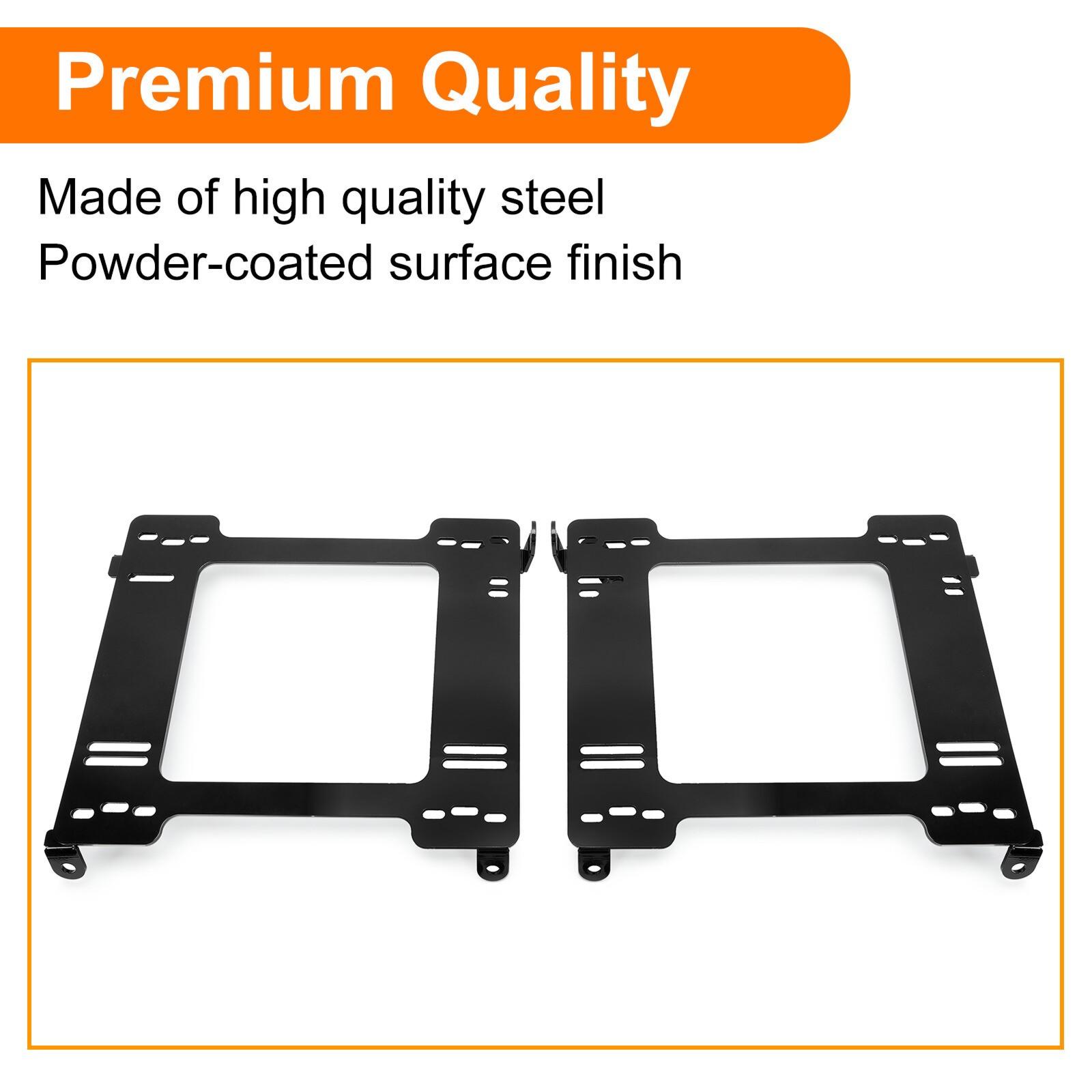 Tensile Racing Seats Mounting Brackets Rail For 94-01 Acura Integra /92-95 Civic