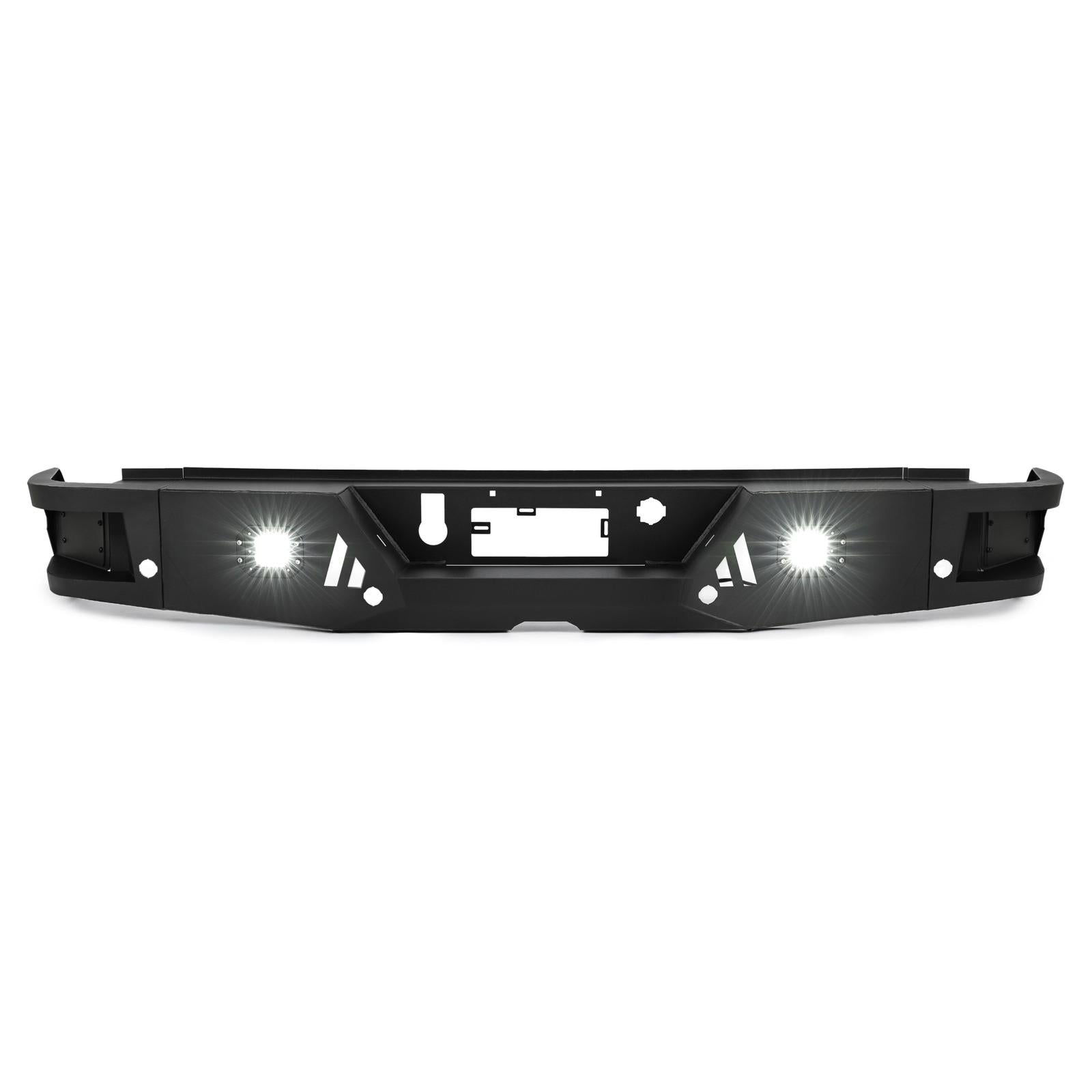 Full Width Rear Bumper For Chevy Silverado GMC Sierra 1500/2500 3500 HD 2019-22