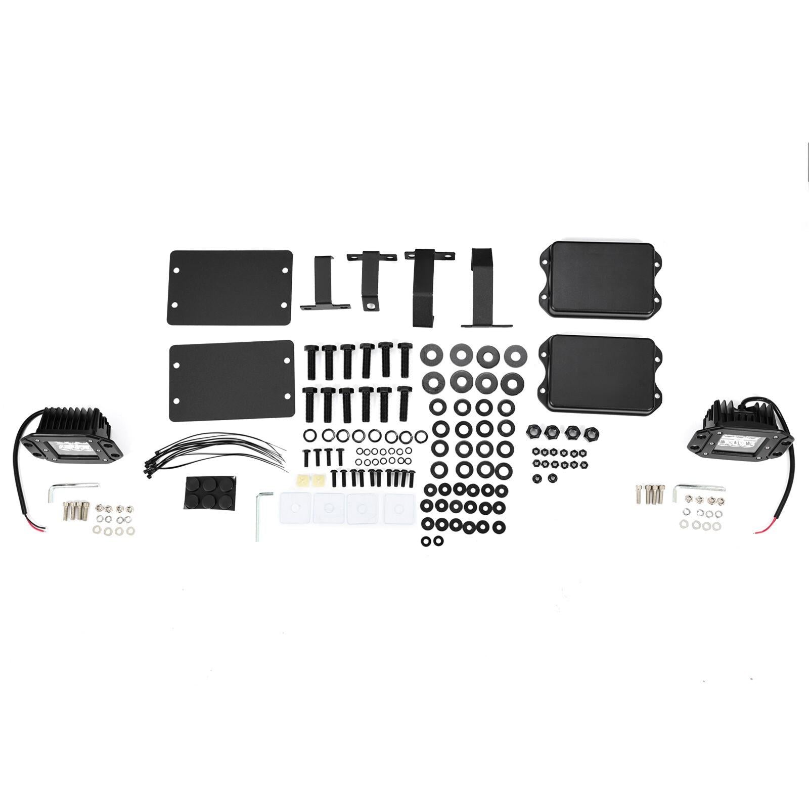 Full Width Rear Bumper For Chevy Silverado GMC Sierra 1500/2500 3500 HD 2019-22