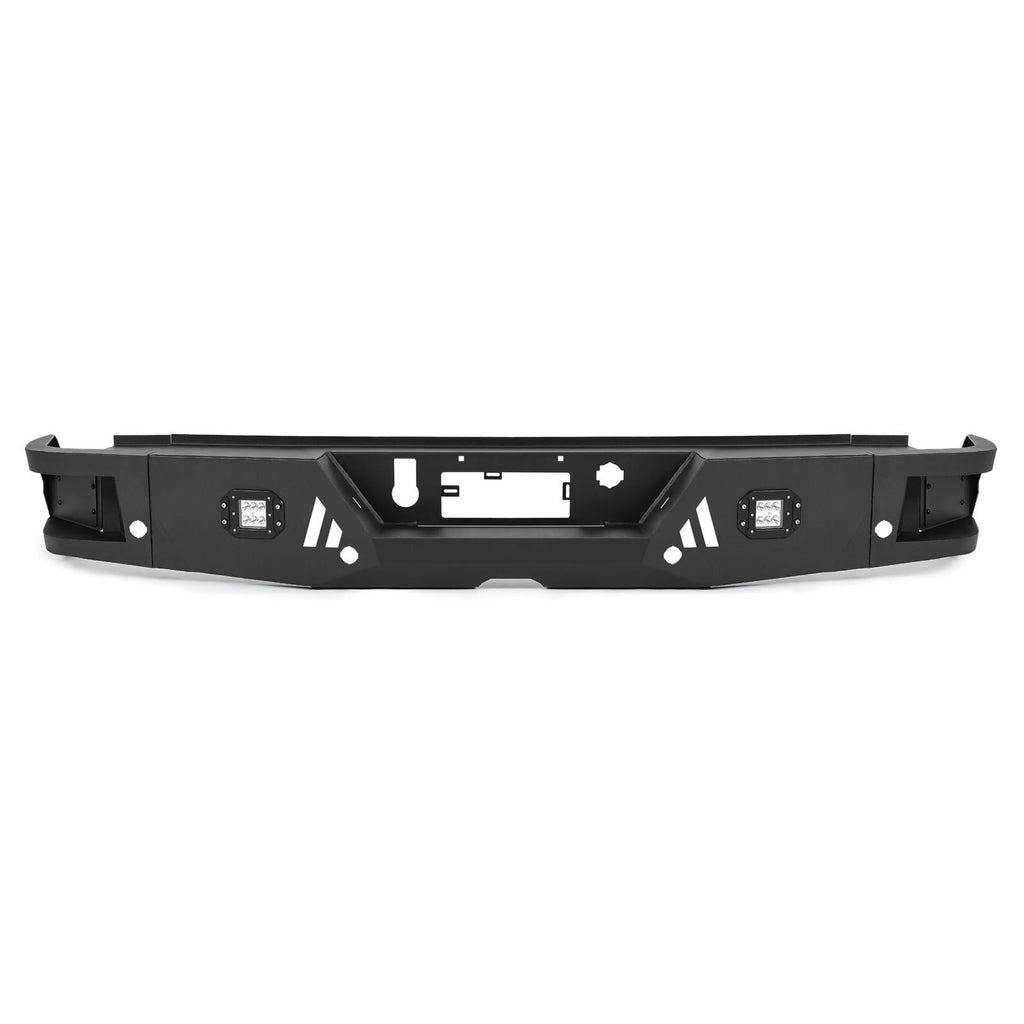 Full Width Rear Bumper For Chevy Silverado GMC Sierra 1500/2500 3500 HD 2019-22