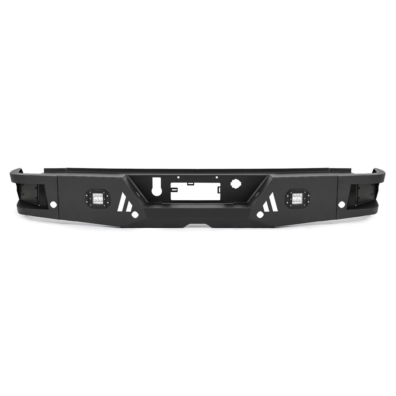 Full Width Rear Bumper For Chevy Silverado GMC Sierra 1500/2500 3500 HD 2019-22