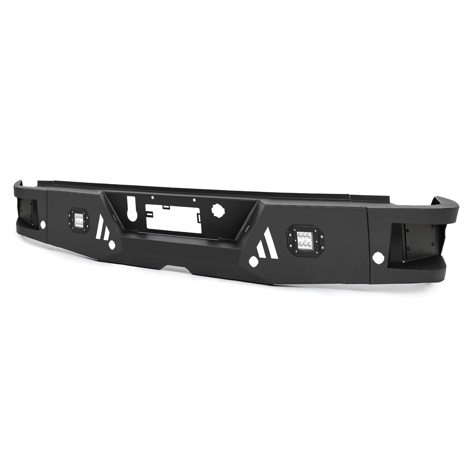 Full Width Rear Bumper For Chevy Silverado GMC Sierra 1500/2500 3500 HD 2019-22