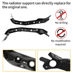 Pair Upper Radiator Core Support Bracket Assembly For Nissan Altima Maxima 13-23