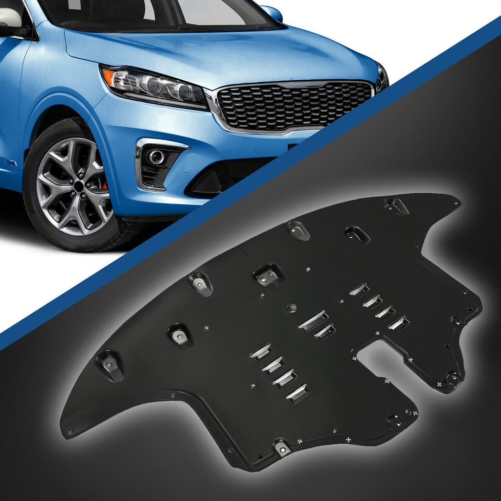 Front Engine Splash Shield Under Cover For Kia Sorento 2016-2020 W/ Aluminum Pad