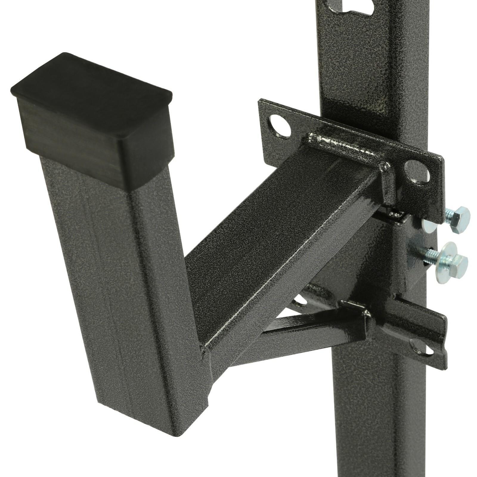 Adjustable Trailer Side Ladder Rack Exterior Wall Mount For Enclosed Trailers