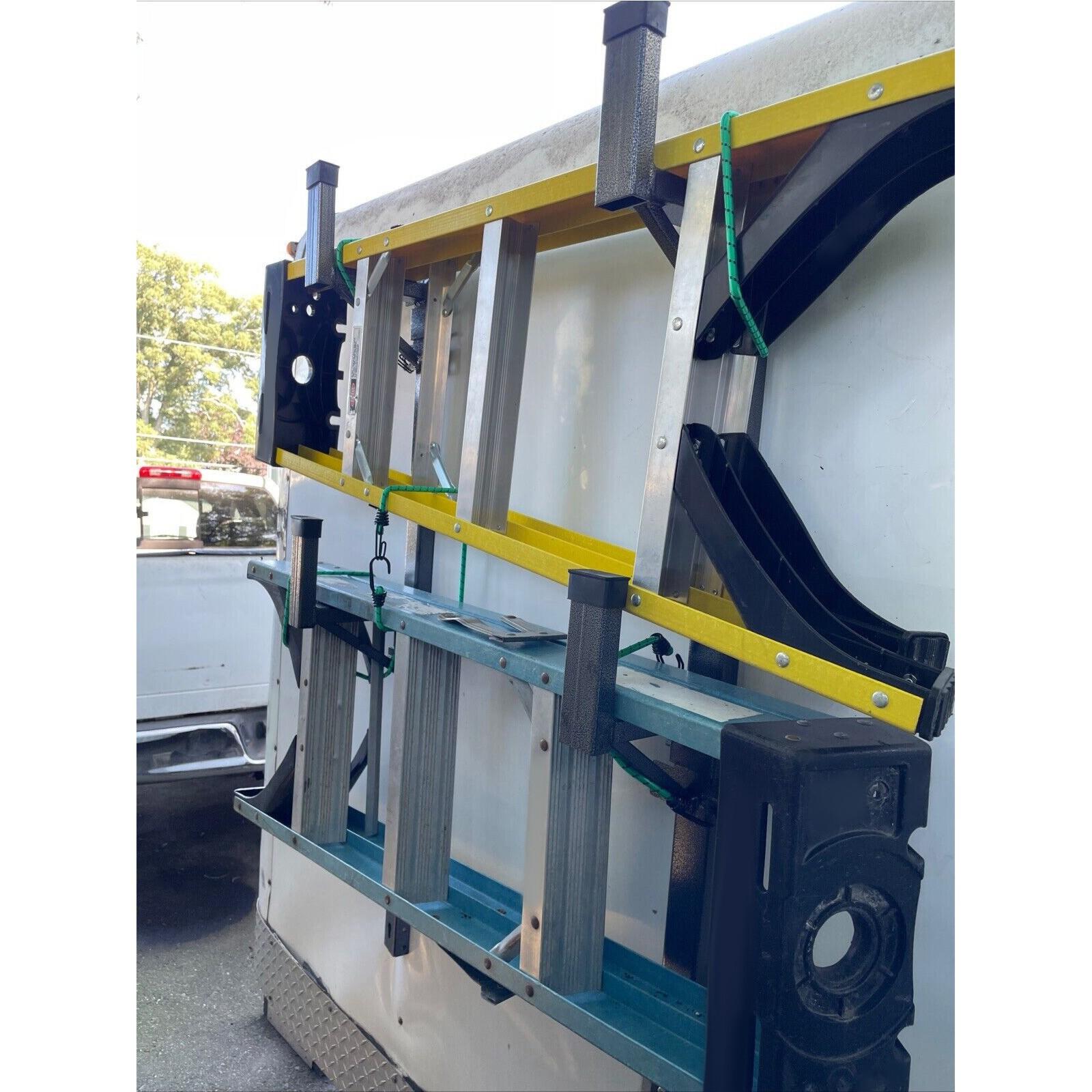 Adjustable Trailer Side Ladder Rack Exterior Wall Mount For Enclosed Trailers
