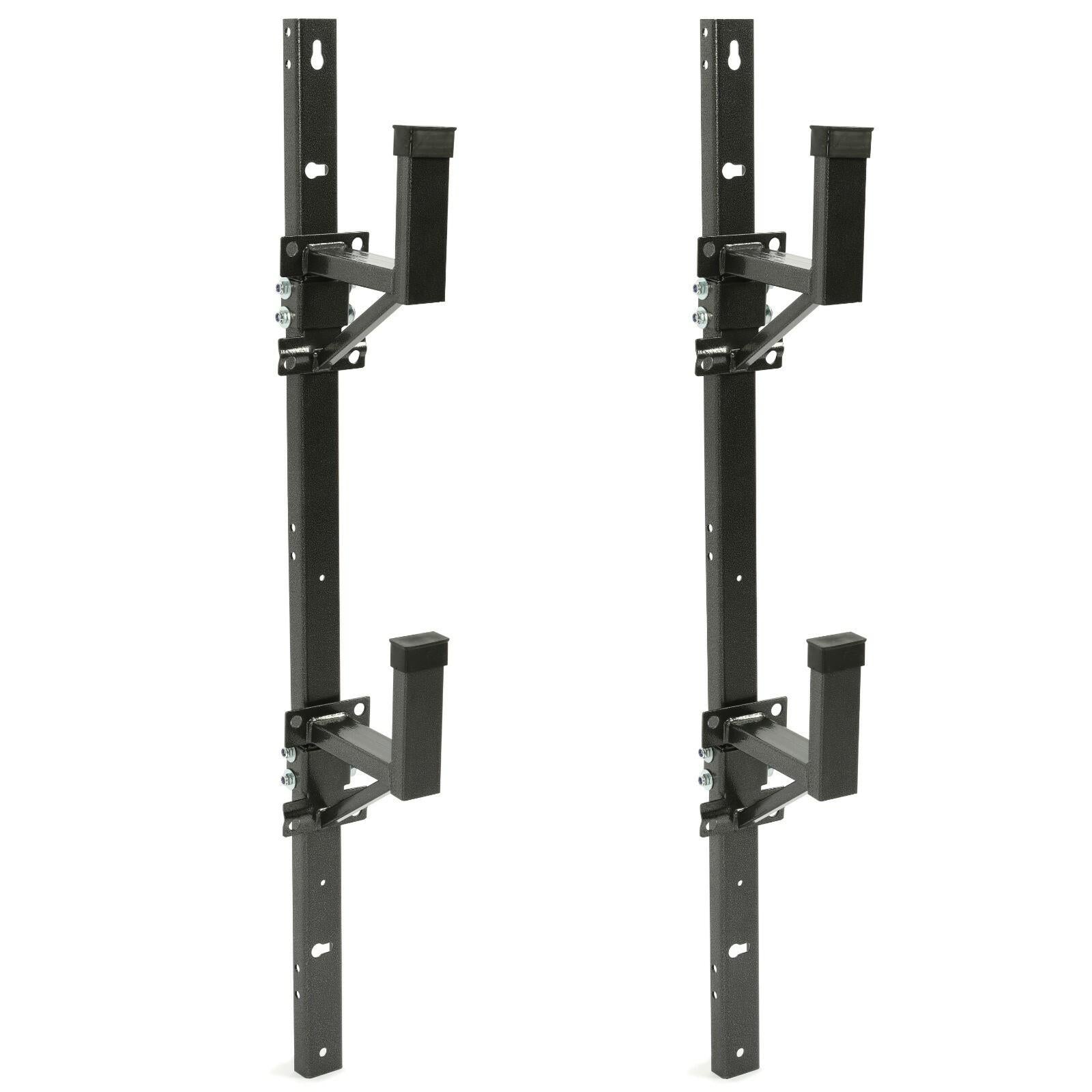 Adjustable Trailer Side Ladder Rack Exterior Wall Mount For Enclosed Trailers