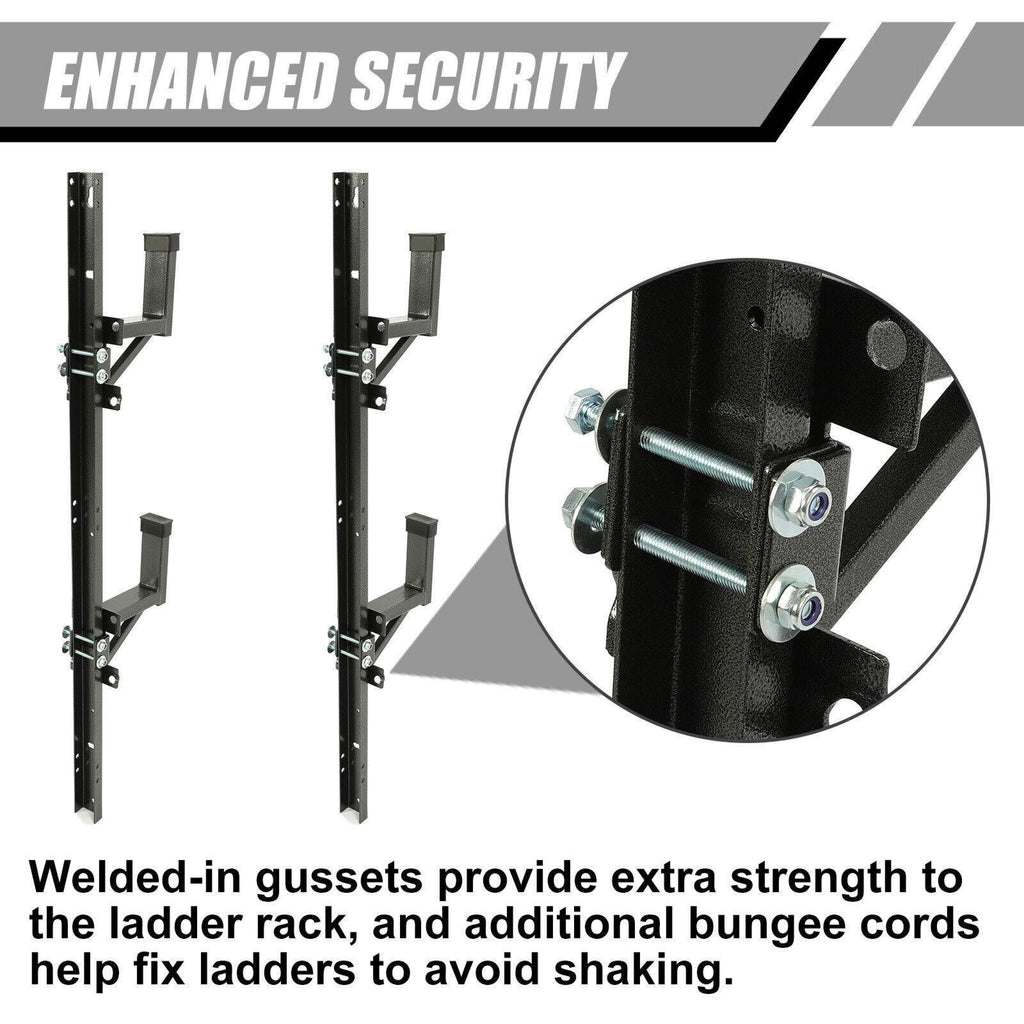Adjustable Trailer Side Ladder Rack Exterior Wall Mount For Enclosed Trailers
