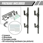Adjustable Trailer Side Ladder Rack Exterior Wall Mount For Enclosed Trailers