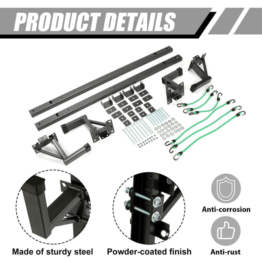 Adjustable Trailer Side Ladder Rack Exterior Wall Mount For Enclosed Trailers