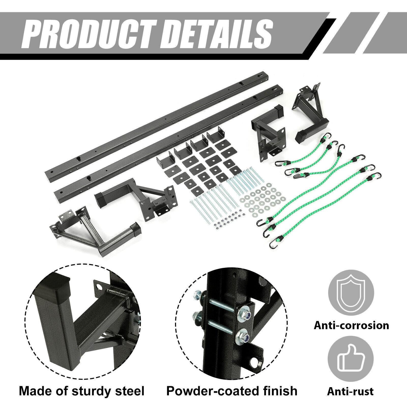 Adjustable Trailer Side Ladder Rack Exterior Wall Mount For Enclosed Trailers
