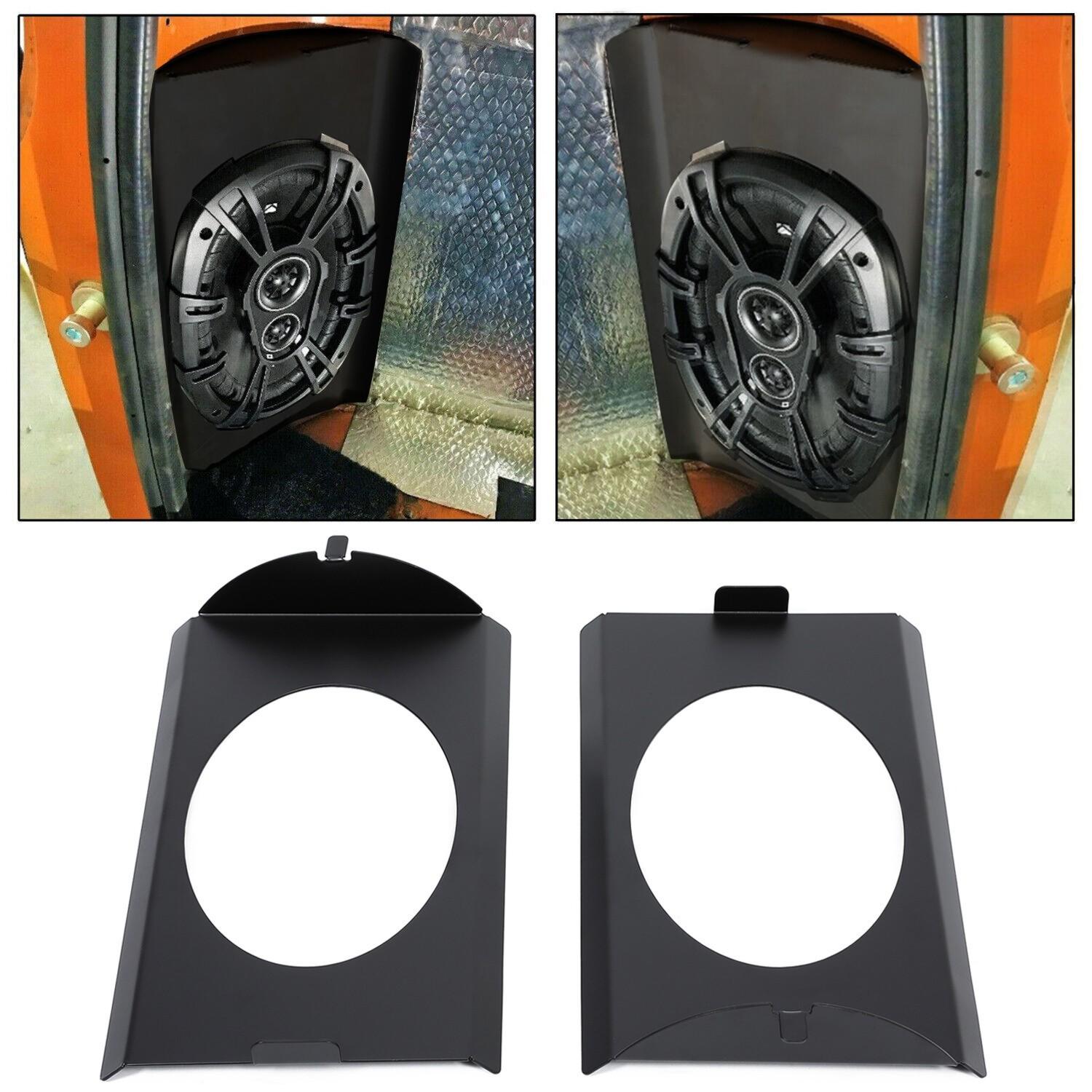 Behind Seat Speaker Brackets for 1973-1987 Chevy C10 Squarebody for 6x9 Speakers