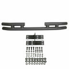 FOR JEEP WRANGLER 88-06 BLACK STAINLESS DOUBLE BAR REAR BUMPER PROTECTOR GUARD