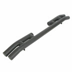 FOR JEEP WRANGLER 88-06 BLACK STAINLESS DOUBLE BAR REAR BUMPER PROTECTOR GUARD