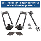 Screw-On Parallel 4 Link Suspension Hot Rod Rat Classic Car & Truck Universal