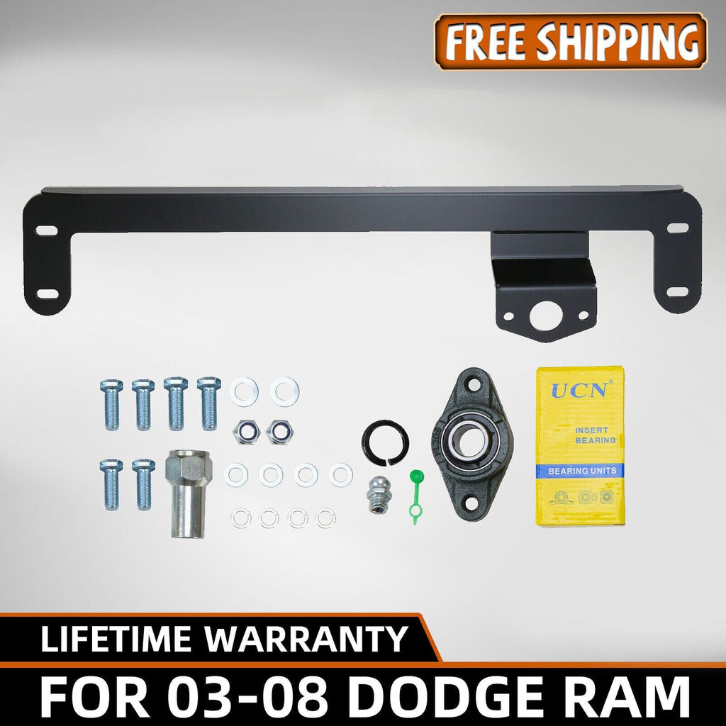 Steering Gear Box Stabilizer Bar Brace For 03-08 Dodge RAM 2500 RAM 3500 4WD 4X4