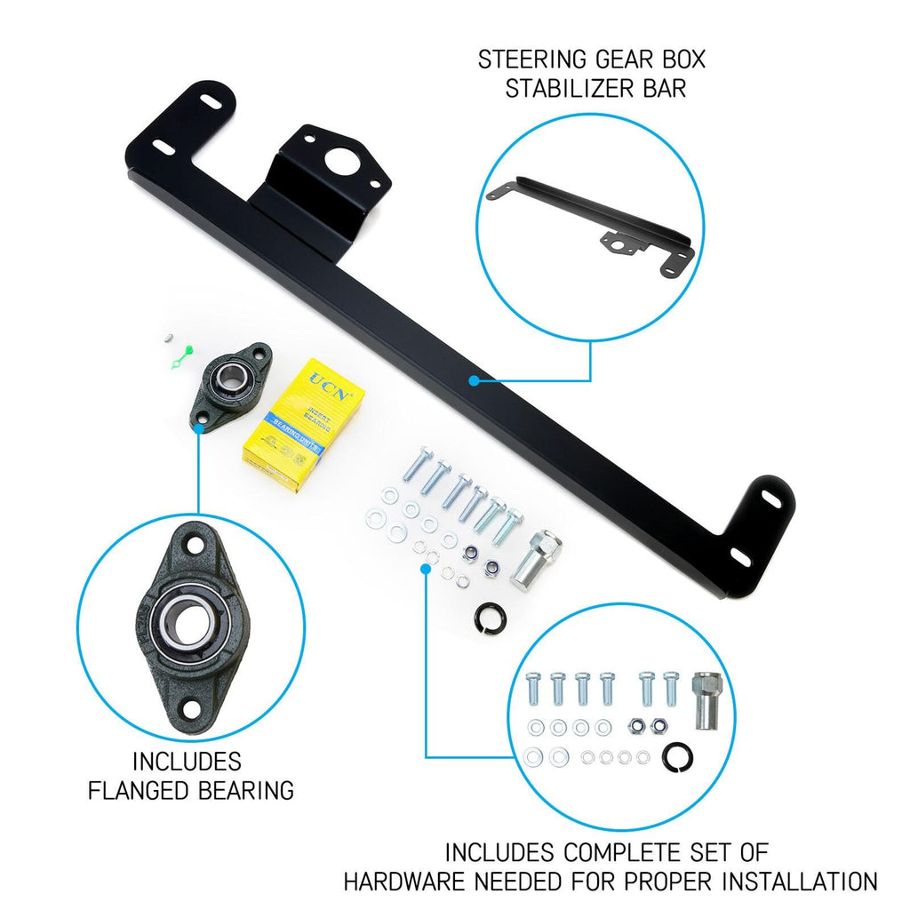 Steering Gear Box Stabilizer Bar Brace For 03-08 Dodge RAM 2500 RAM 3500 4WD 4X4