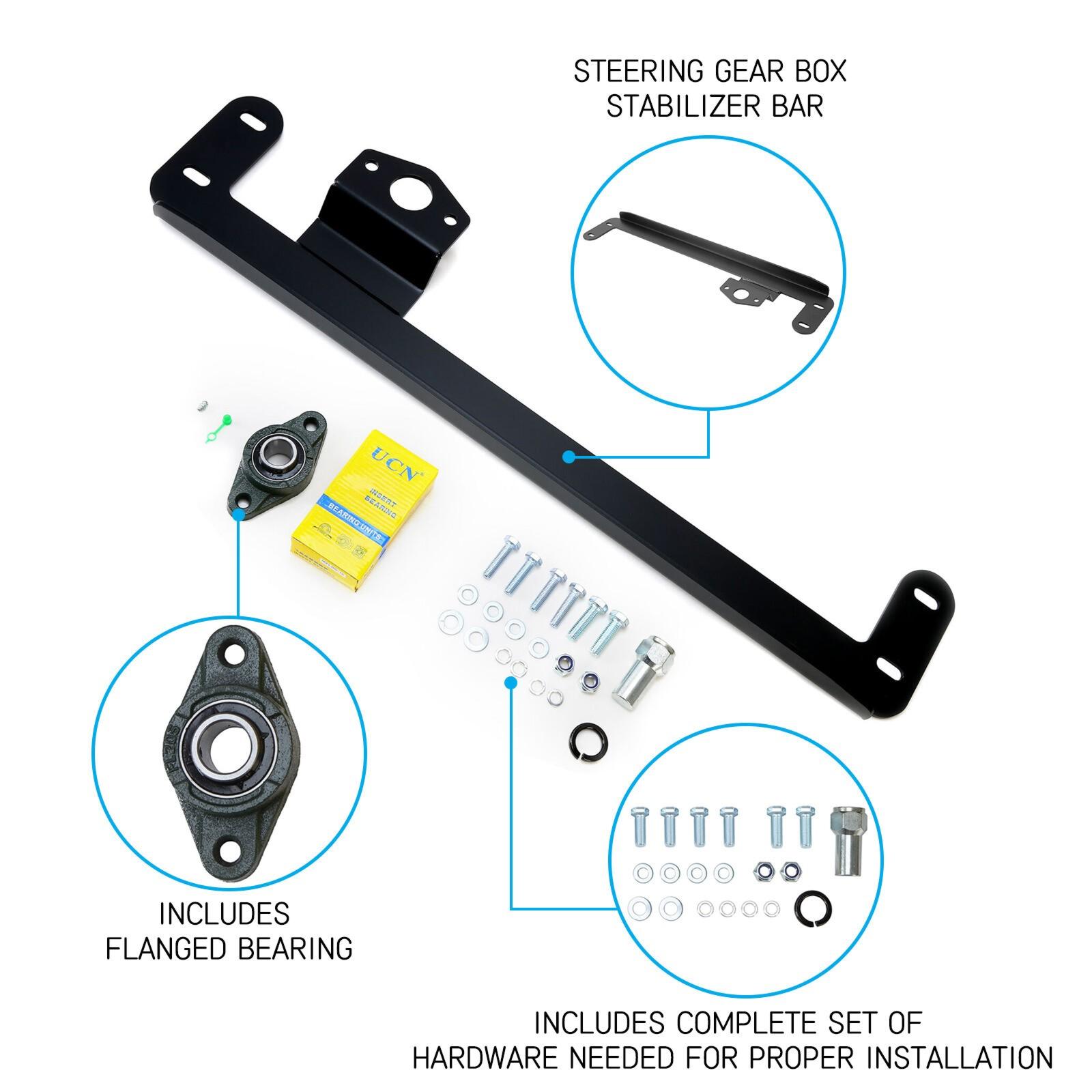 Steering Gear Box Stabilizer Bar Brace For 03-08 Dodge RAM 2500 RAM 3500 4WD 4X4
