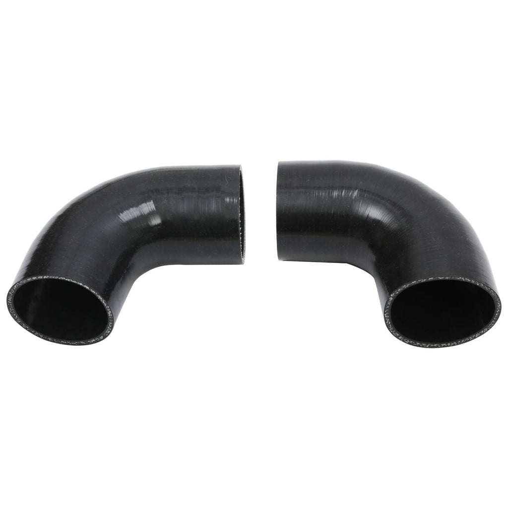 8PC 3" inch Aluminum Turbo Intercooler U Pipe Silicone Hose T-Clamp Kit Set
