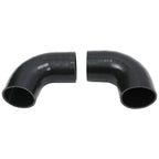 8PC 3" inch Aluminum Turbo Intercooler U Pipe Silicone Hose T-Clamp Kit Set