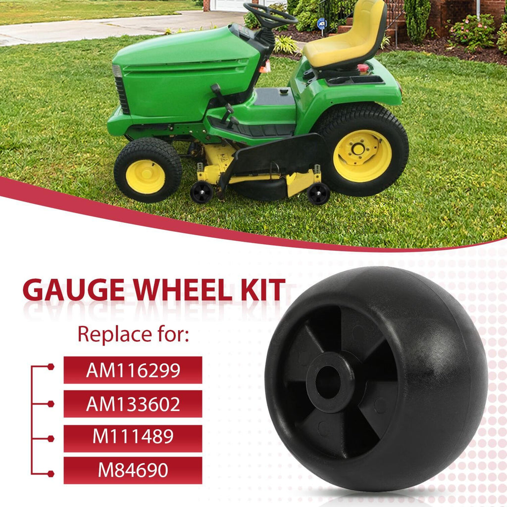 4 Deck Wheels For John Deere X500 X530 X580 Z426 LX266 A320 #M111489 #AM133602