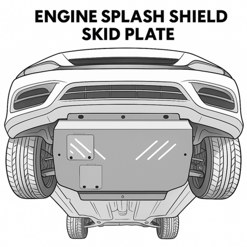 For Honda Civic EX LX DX 10th Gen 2016-2021 Engine Splash Shield Skid Plate