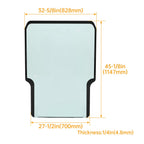 Clear Front Windshield Door Glass For Takeuchi TL8 TL10 TL12 TL130 # 0880865301