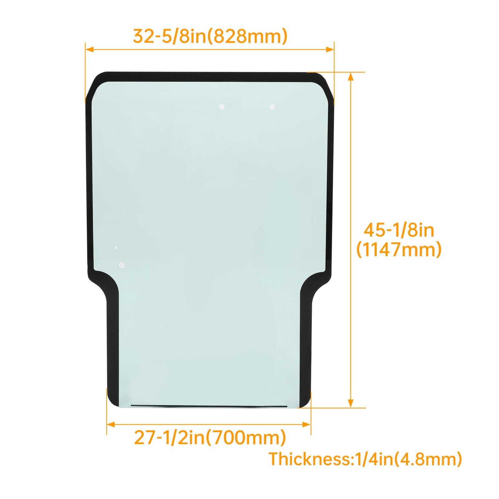 Clear Front Windshield Door Glass For Takeuchi TL8 TL10 TL12 TL130 # 0880865301