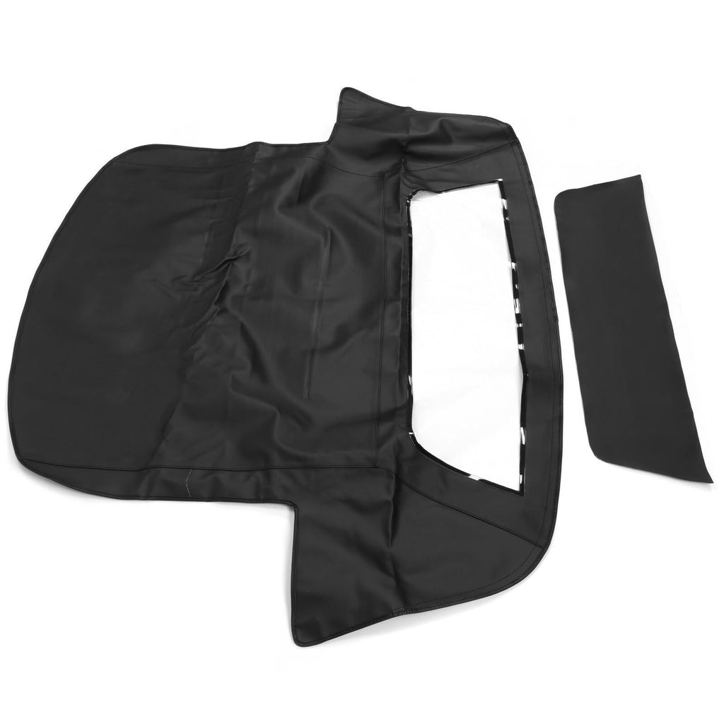 For 86-93 Chevy C4 Corvette Convertible Soft Top Sailcloth Vinyl w/ Clear Window