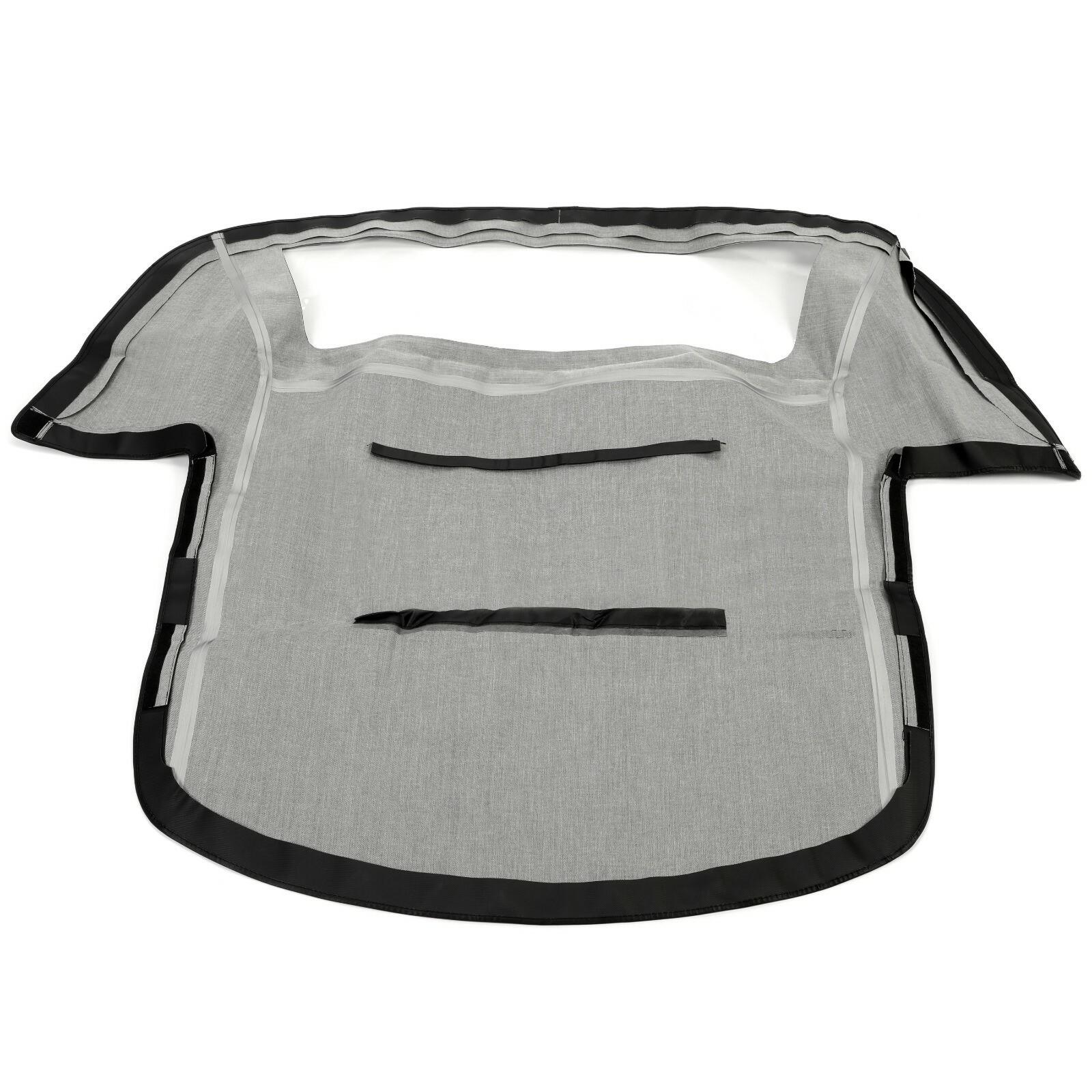 For 86-93 Chevy C4 Corvette Convertible Soft Top Sailcloth Vinyl w/ Clear Window