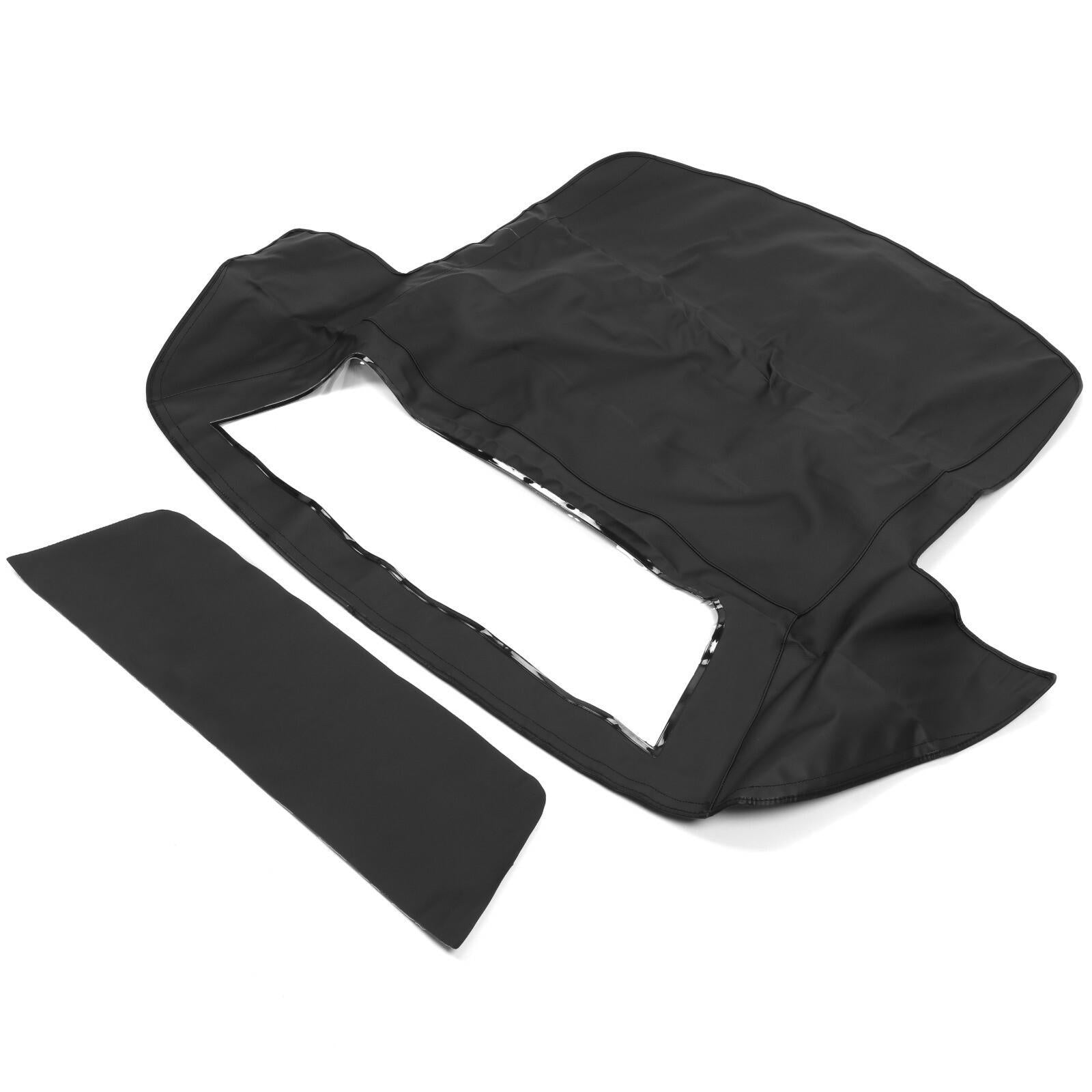 For 86-93 Chevy C4 Corvette Convertible Soft Top Sailcloth Vinyl w/ Clear Window